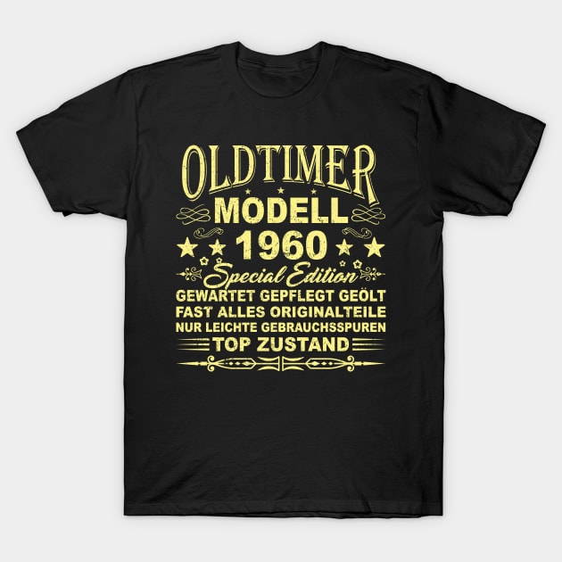 OLDTIMER MODELL BAUJAHR 1960 T-Shirt by SinBle